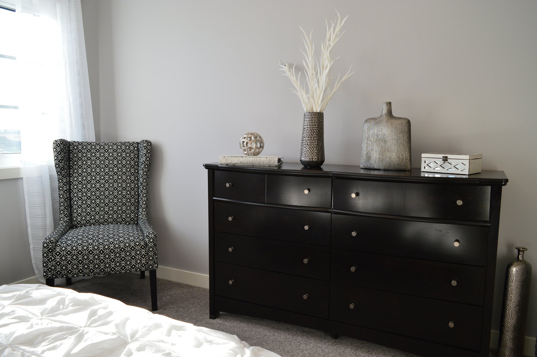 Dresser and Chair in the Bedroom